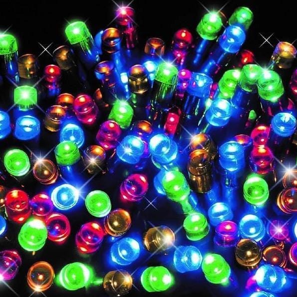 Battery Operated 100 LED Timer Lights – Available in 3 Colors - Multicolor 4