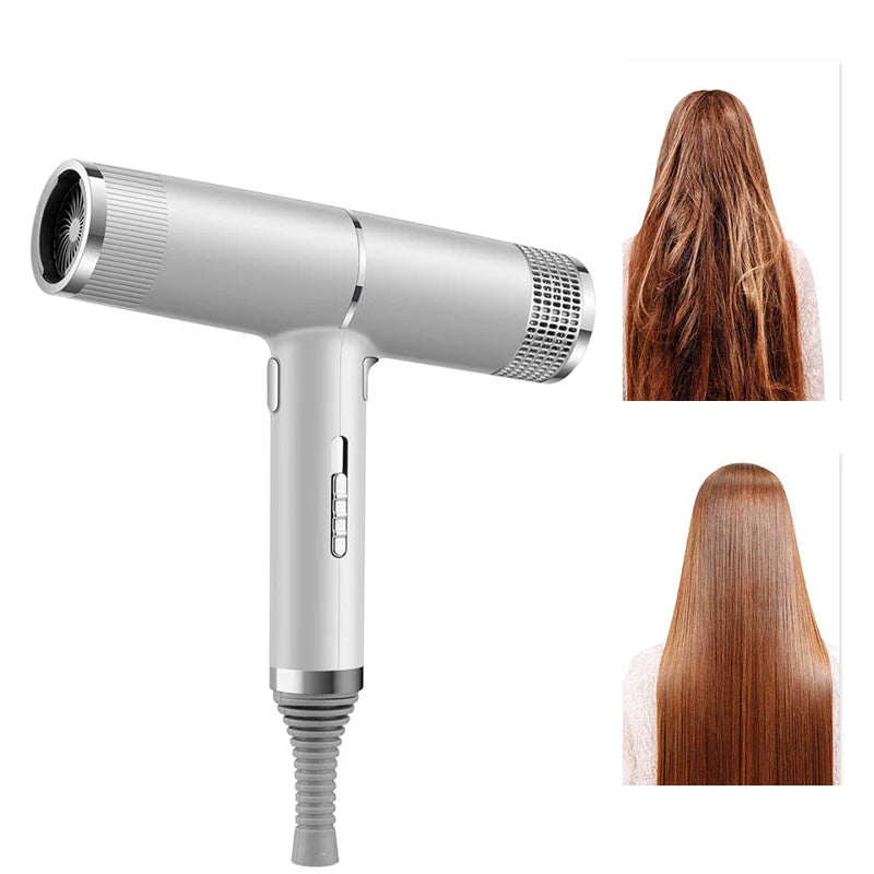NNEOBA Strong Wind Hair Dryer with Blue Light & Anion Technology 3