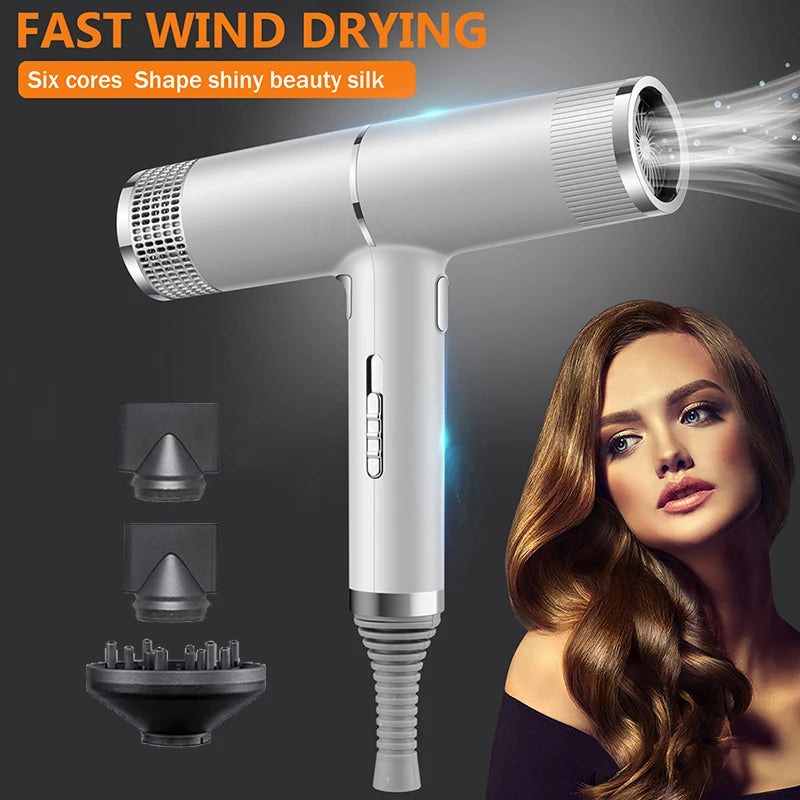 NNEOBA Strong Wind Hair Dryer with Blue Light & Anion Technology 5