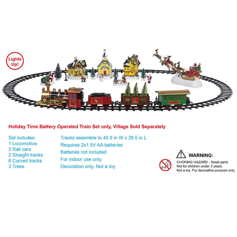 NNEOBA Christmas Village Train Set 4