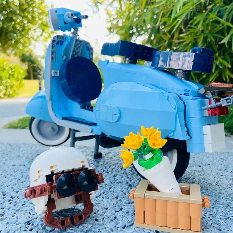 NNEOBA NEW Roman Vespas 125 MOC 10298 Motorcycle City Toys 3