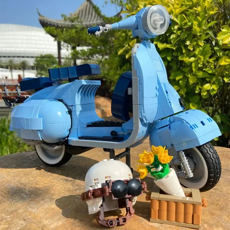 NNEOBA NEW Roman Vespas 125 MOC 10298 Motorcycle City Toys 5