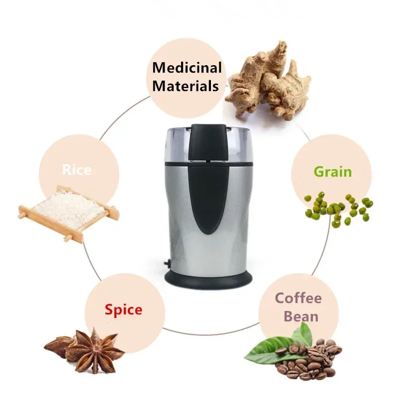 Electric Coffee Grinder & Coffee Maker 4