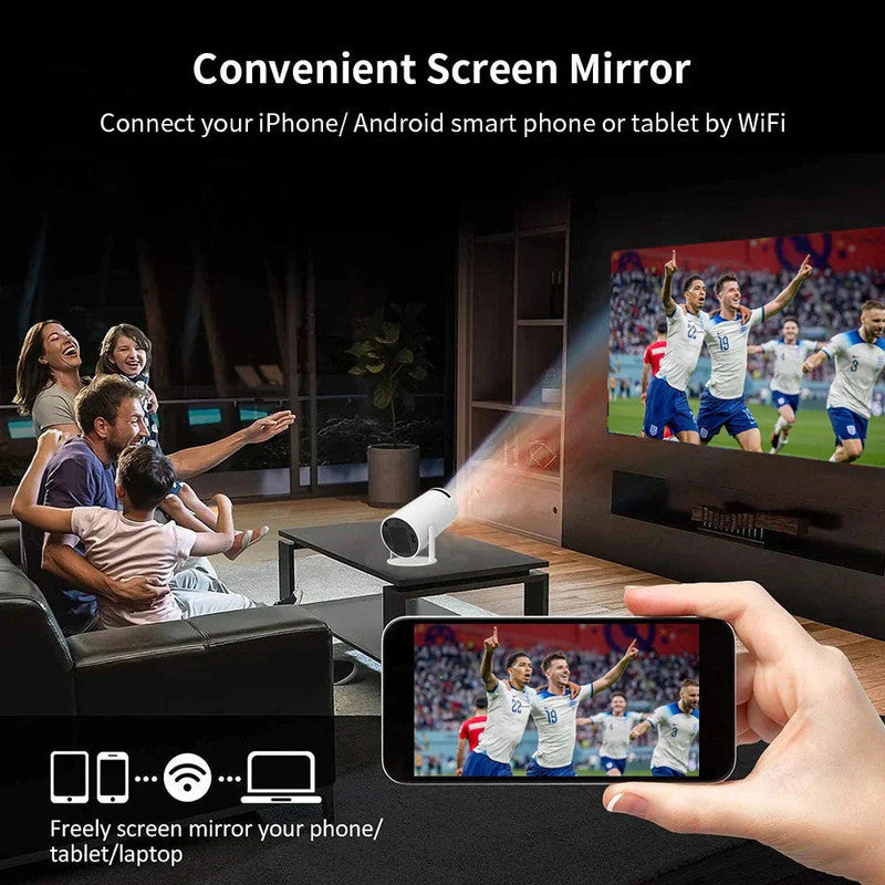 NNEOBA Transpeed 4K Wifi6 Portable Projector 4