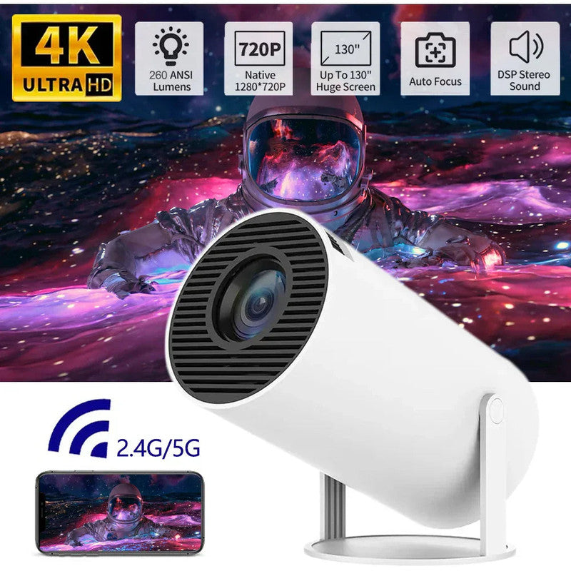 NNEOBA Transpeed 4K Wifi6 Portable Projector 6