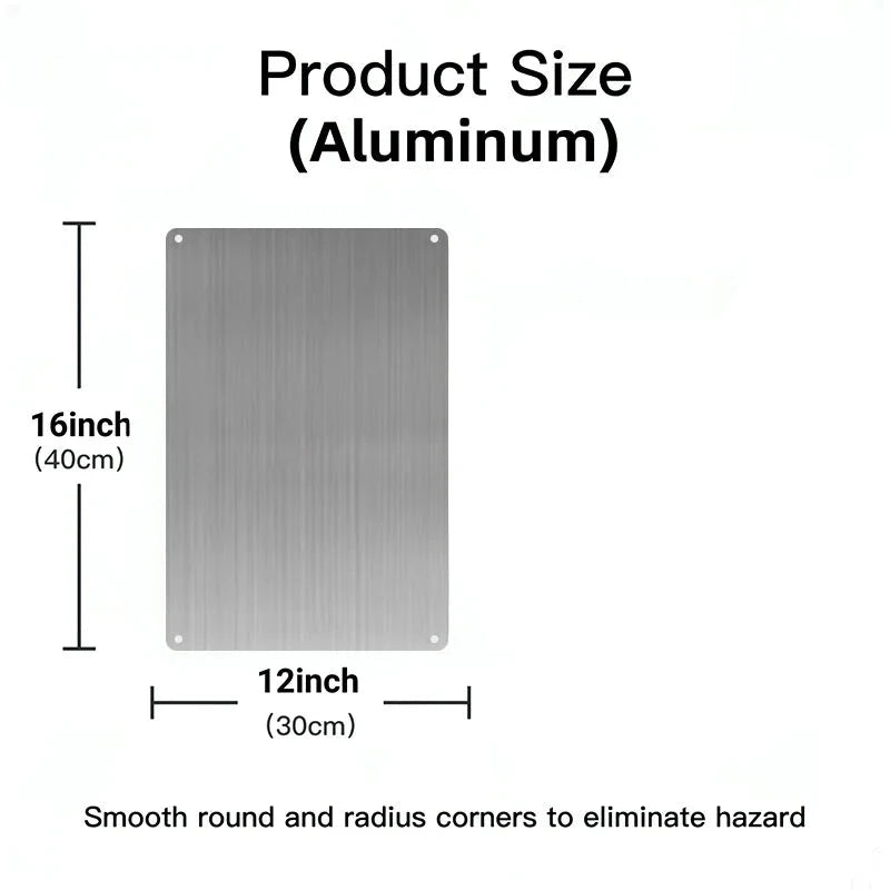 NNEOBA Boxer Dog Aluminum Wall Art - 12x16in Decorative Print 7