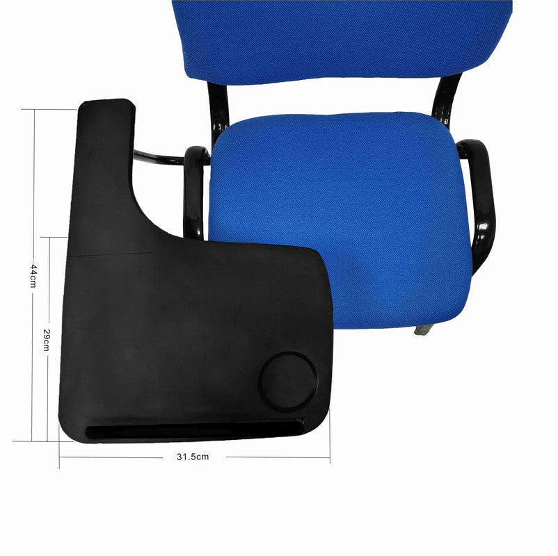 NNECN Lecture Chair with Table Top for Classroom Lecture Training Conference (Set of 6-Blue) 11