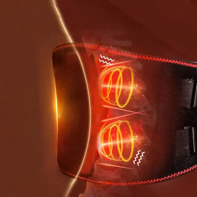 Self-Heating Magnetic Neck Support Brace Black 4