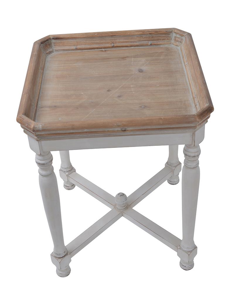 SHABBY SQUARE SIDE TABLE 4