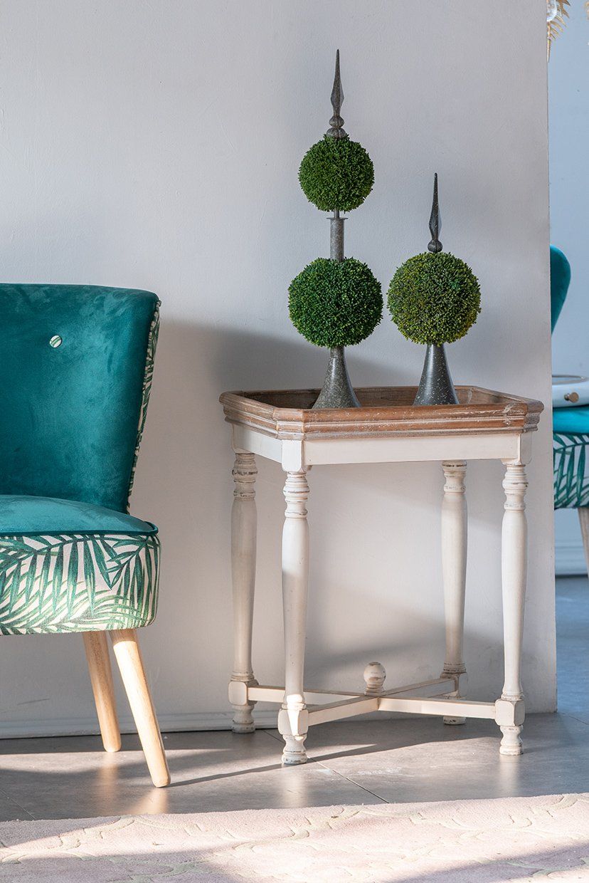 SHABBY SQUARE SIDE TABLE 5