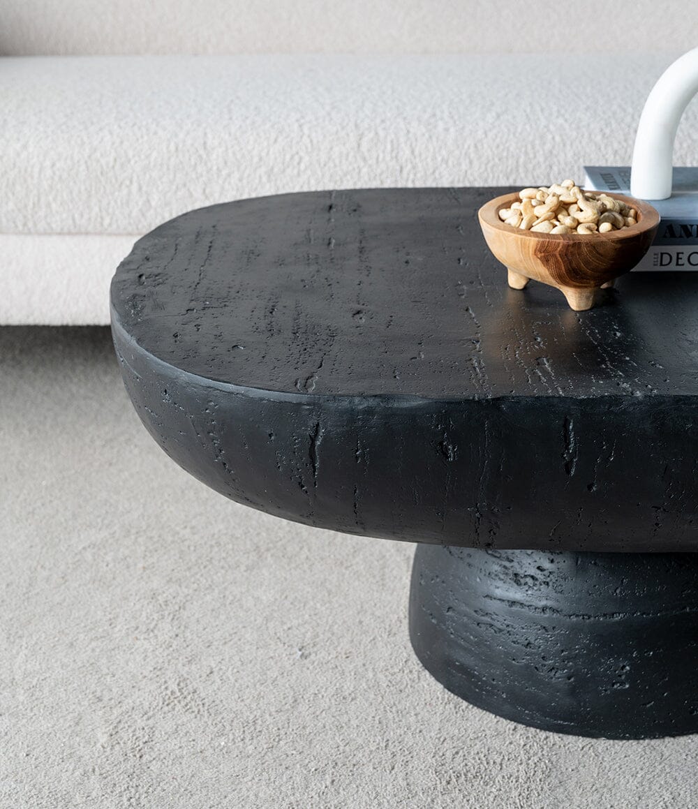 BLACK IS BACK CEMENT COFFEE TABLE 5