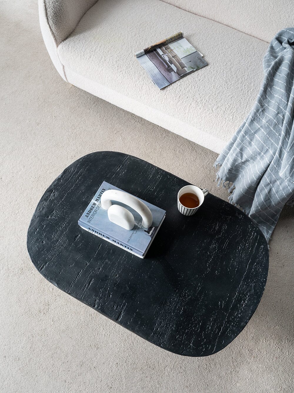 BLACK IS BACK CEMENT COFFEE TABLE 6