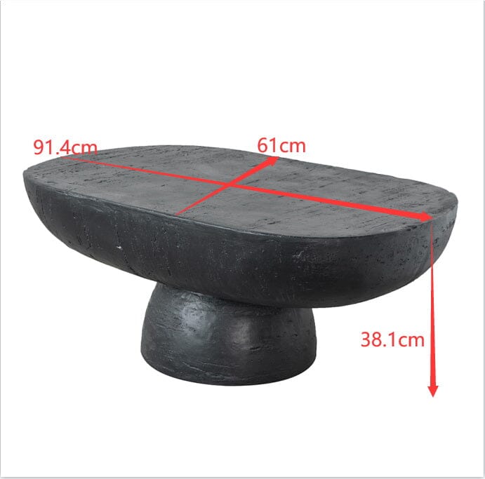 BLACK IS BACK CEMENT COFFEE TABLE 11