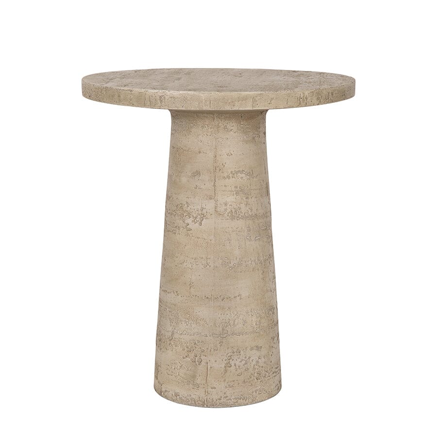 LOGAN CEMENT ROUND SIDE TABLE 3