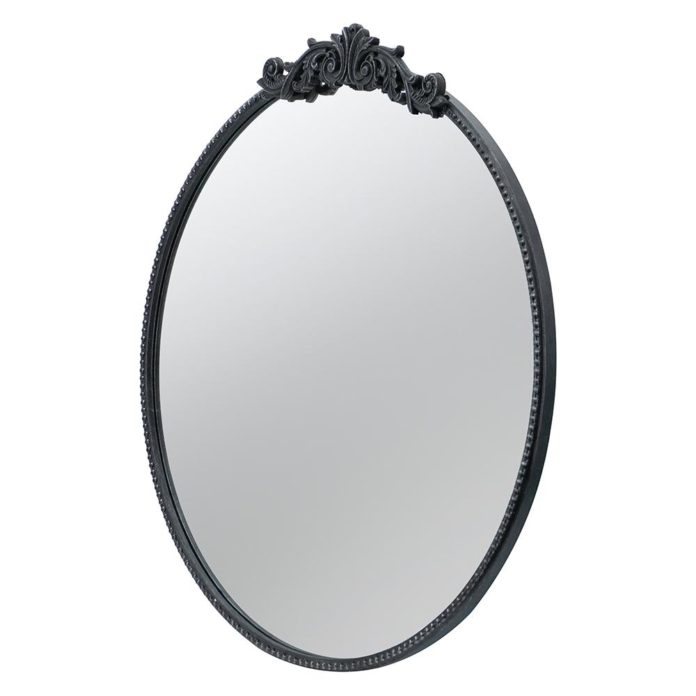 ROUND ORNATE METALLIC WALL MIRROR 3