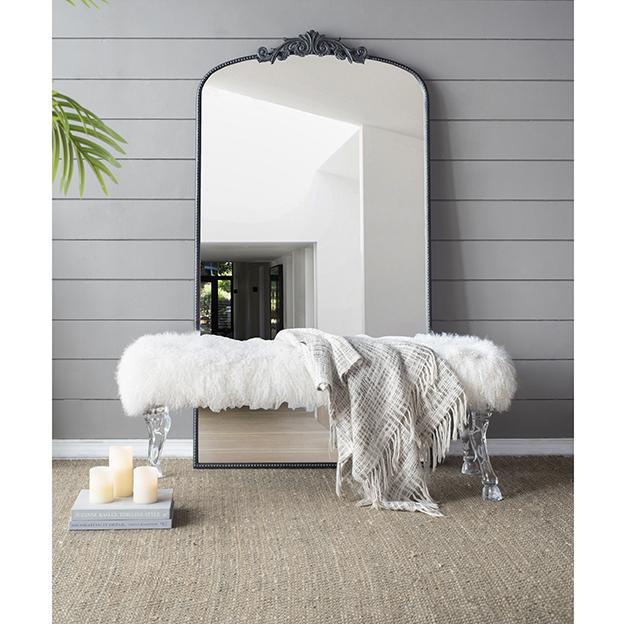 ORNATE METALLIC FLOOR MIRROR 7