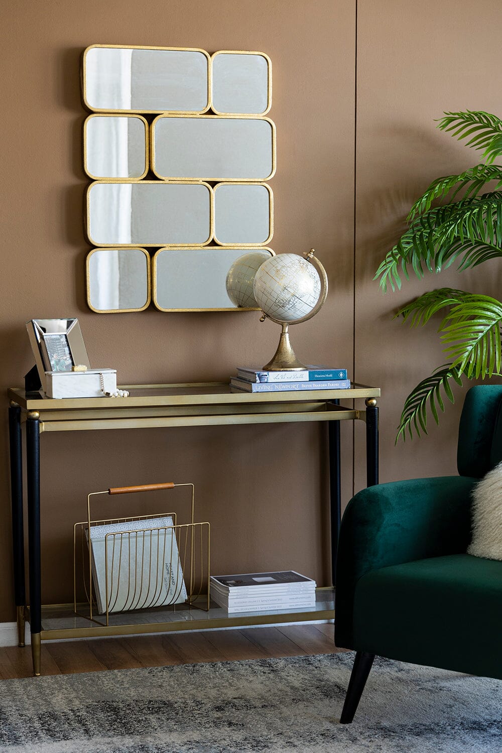 GOLDEN EYE WALL MIRROR 4