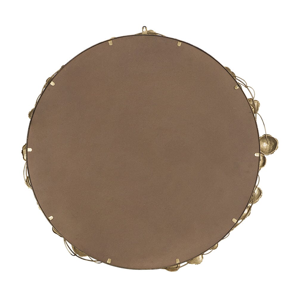 GOLD LEAF DESIGNER WALL MIRROR 10