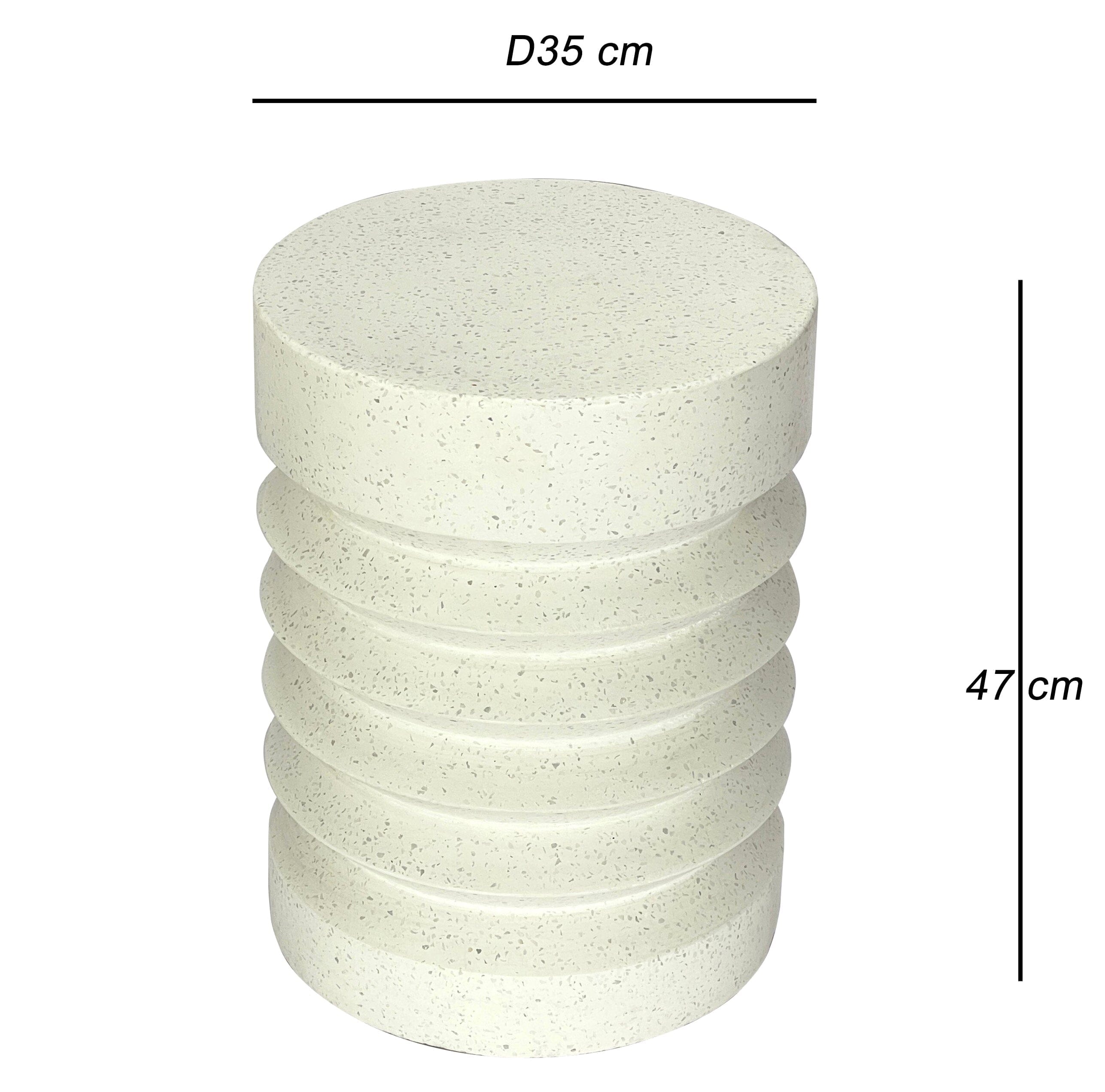 LOLA CEMENT SIDE TABLE 8