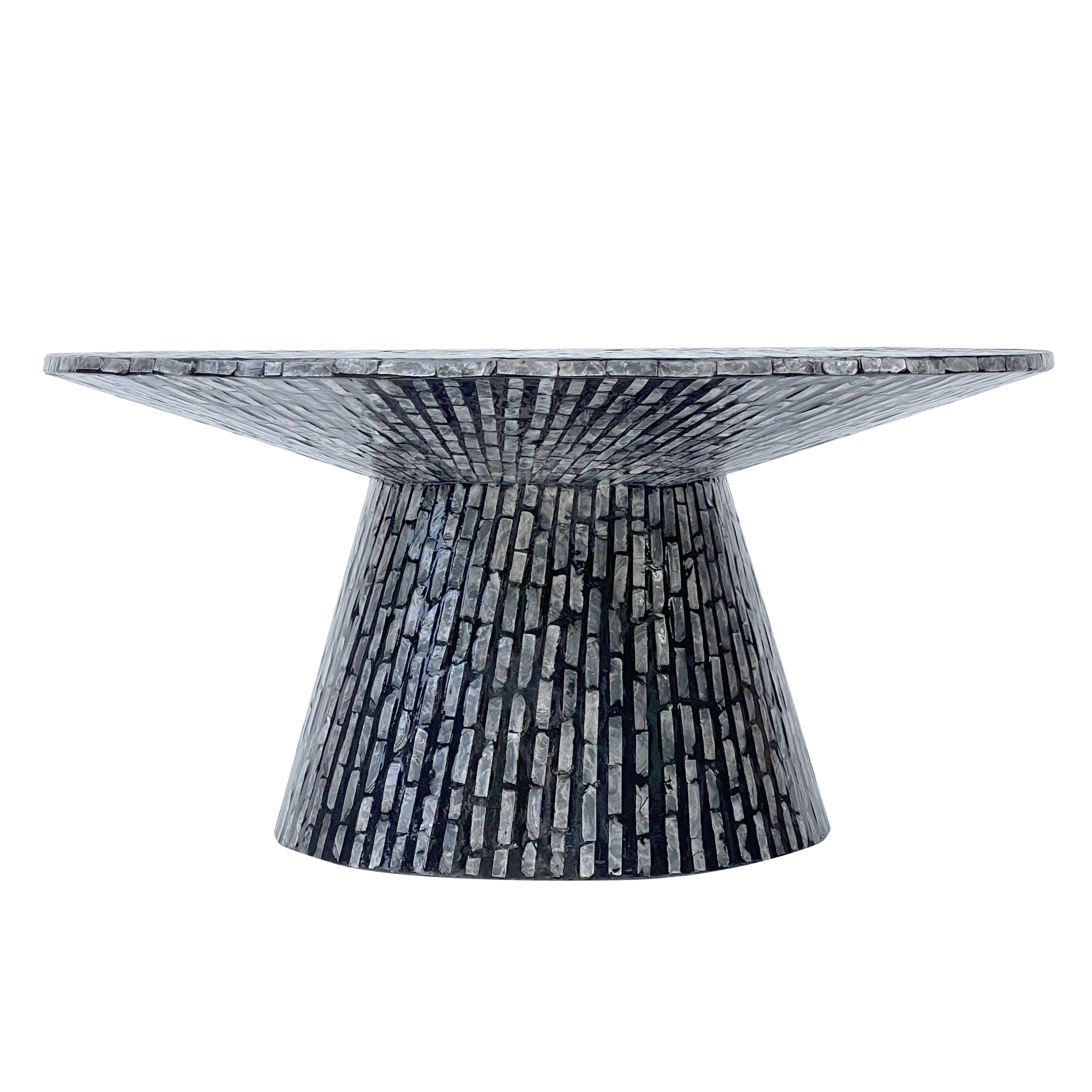 TRIDENT MOTHER OF PEARL HAND MADE COFFEE TABLE 4