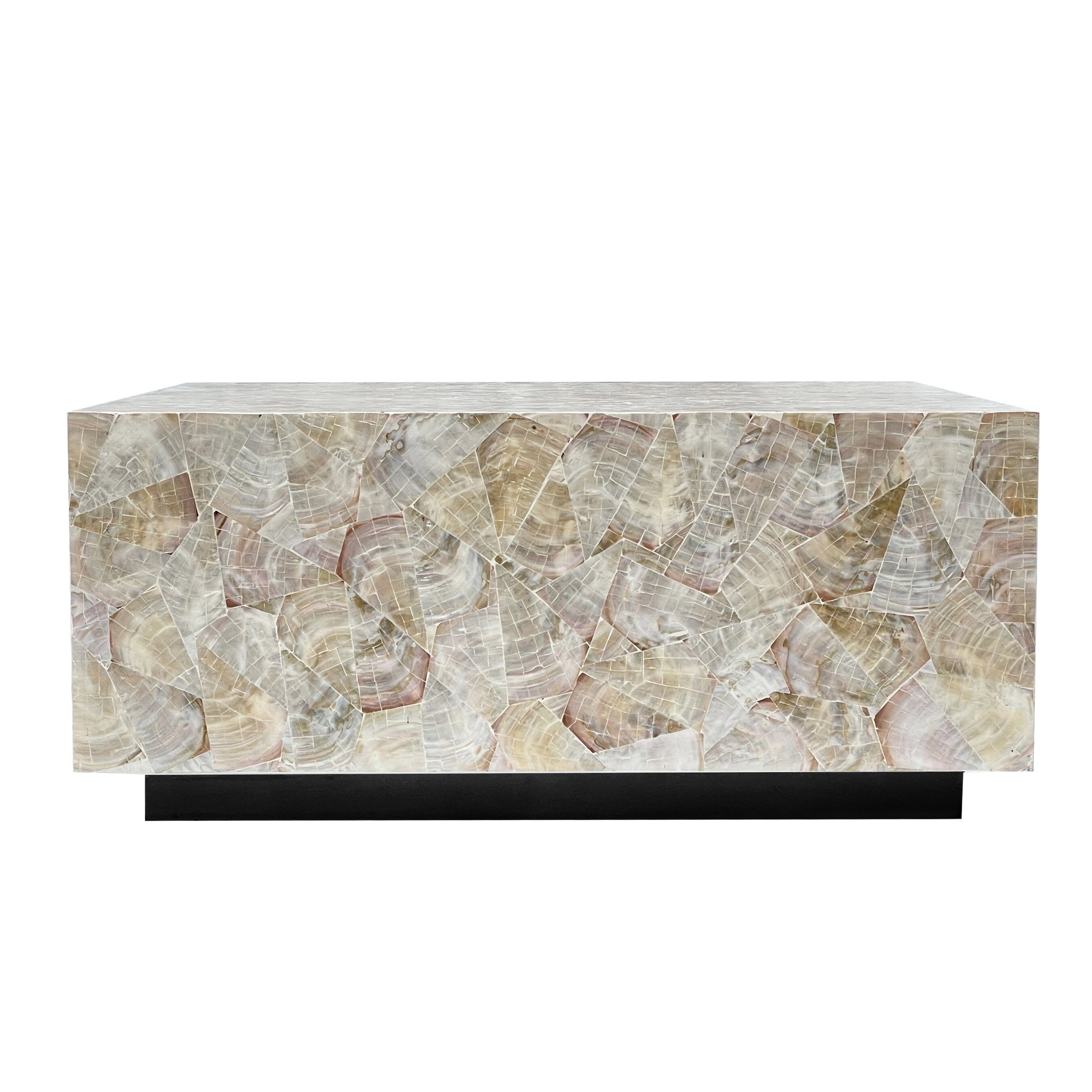 CLUSTER MOTHER OF PEARL HAND MADE COFFEE TABLE 4