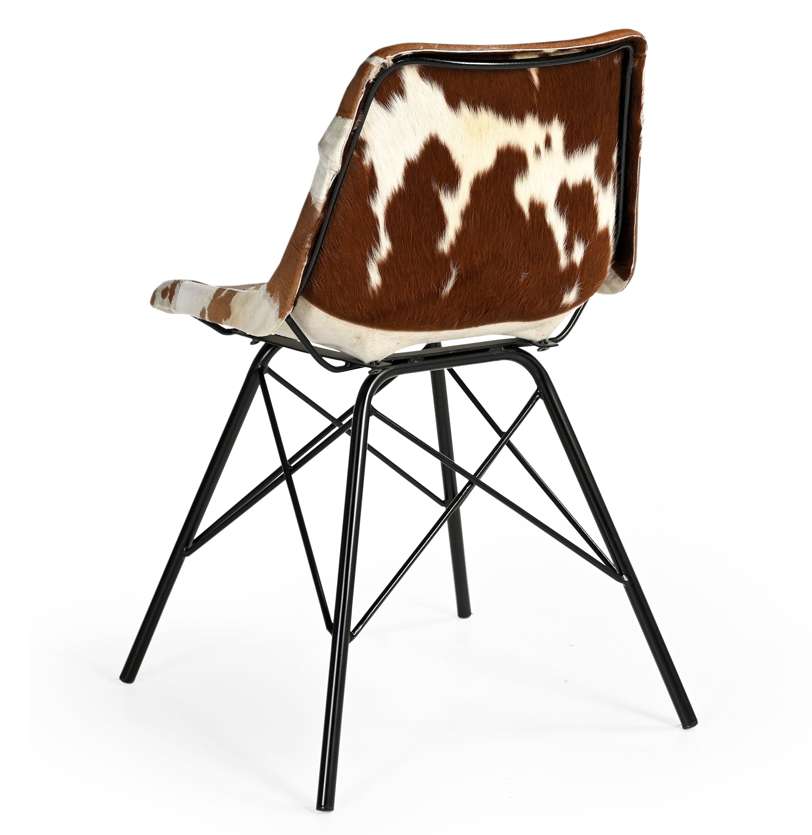 EAMES STYLE COWHIDE CHAIR 4