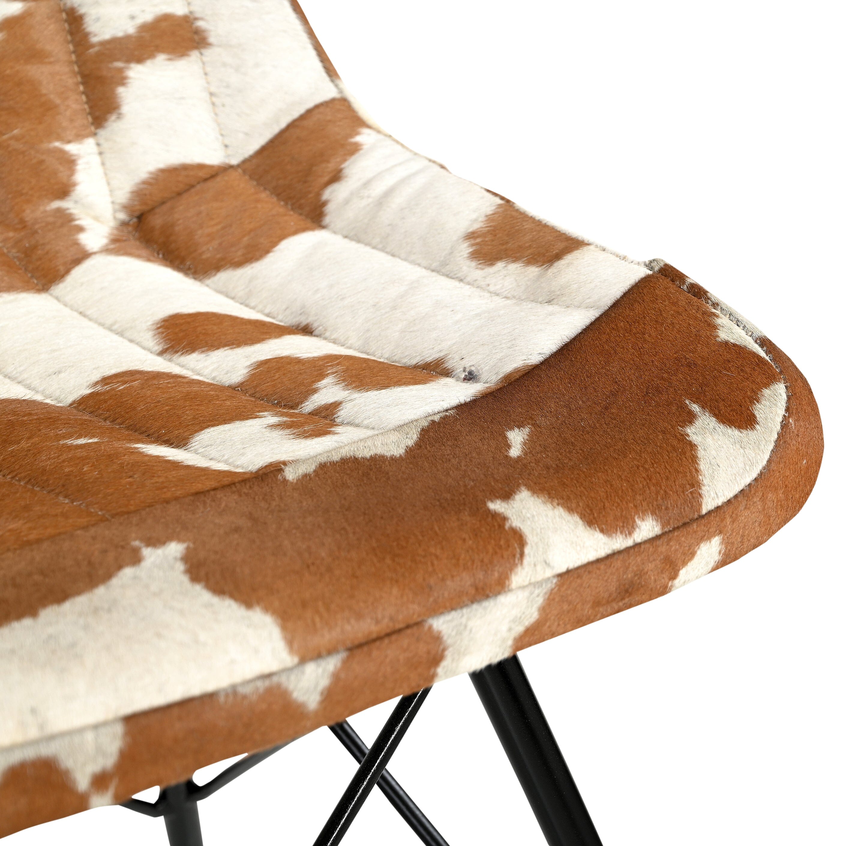 EAMES STYLE COWHIDE CHAIR 5
