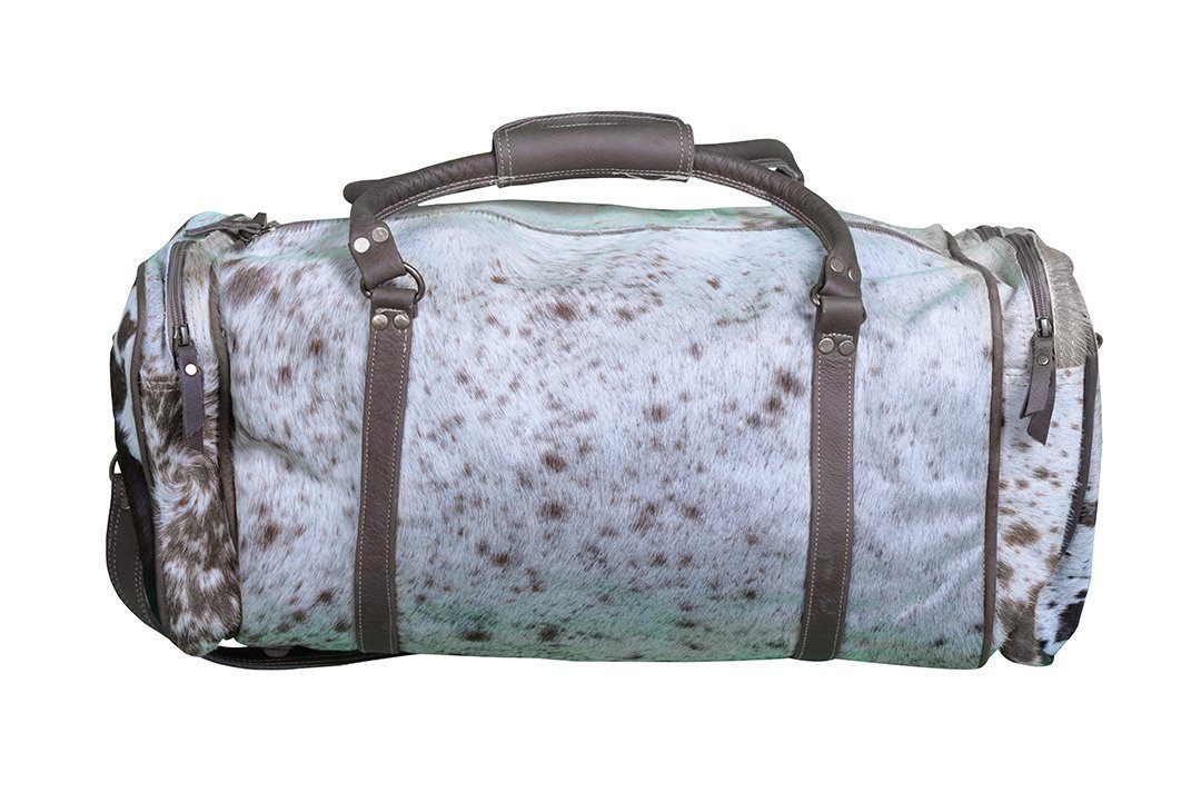 COWHIDE OVERNIGHT BAG 4