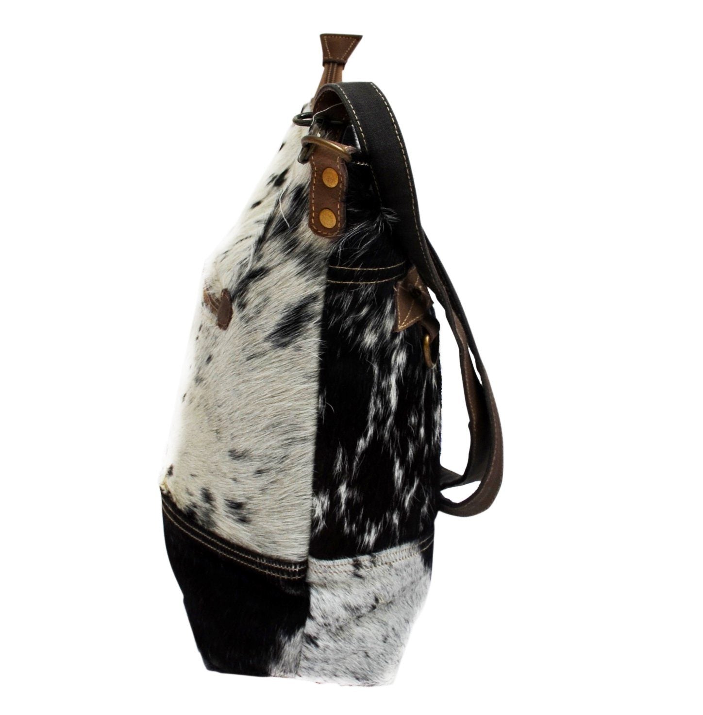 OVAL COWHIDE TOTE BAG 3