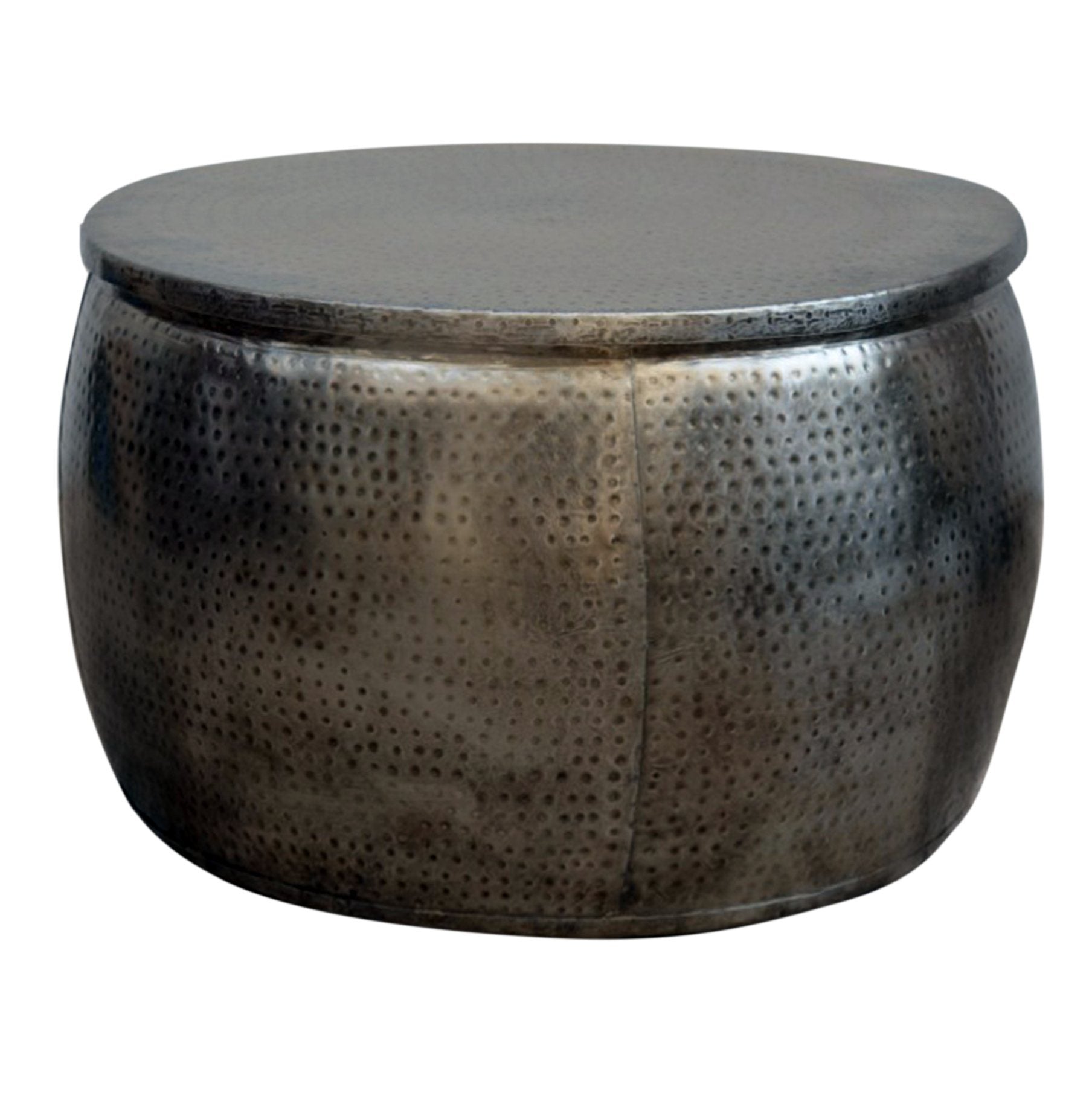 OPEN TOP HAND FORGED METAL COFFEE TABLE 5