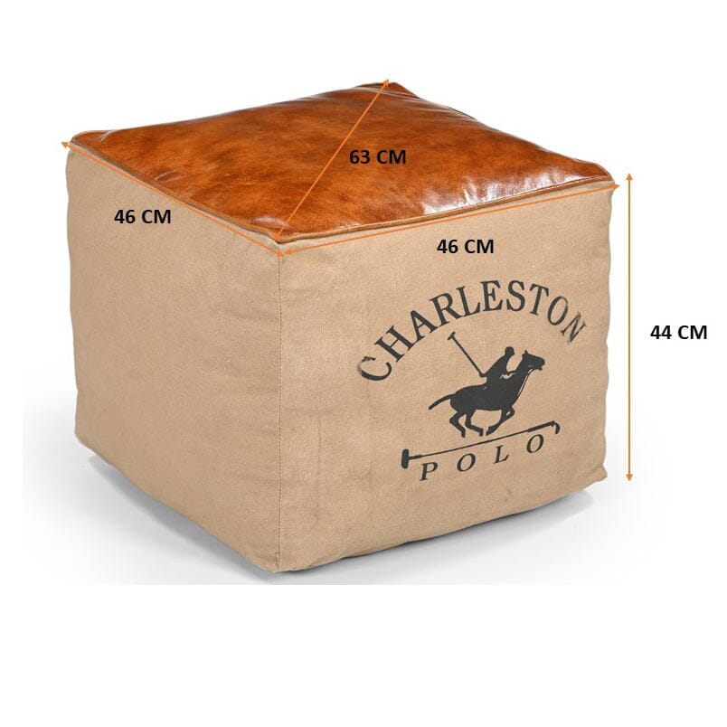 CHARLESTON POLO SQUARE OTTOMAN 4