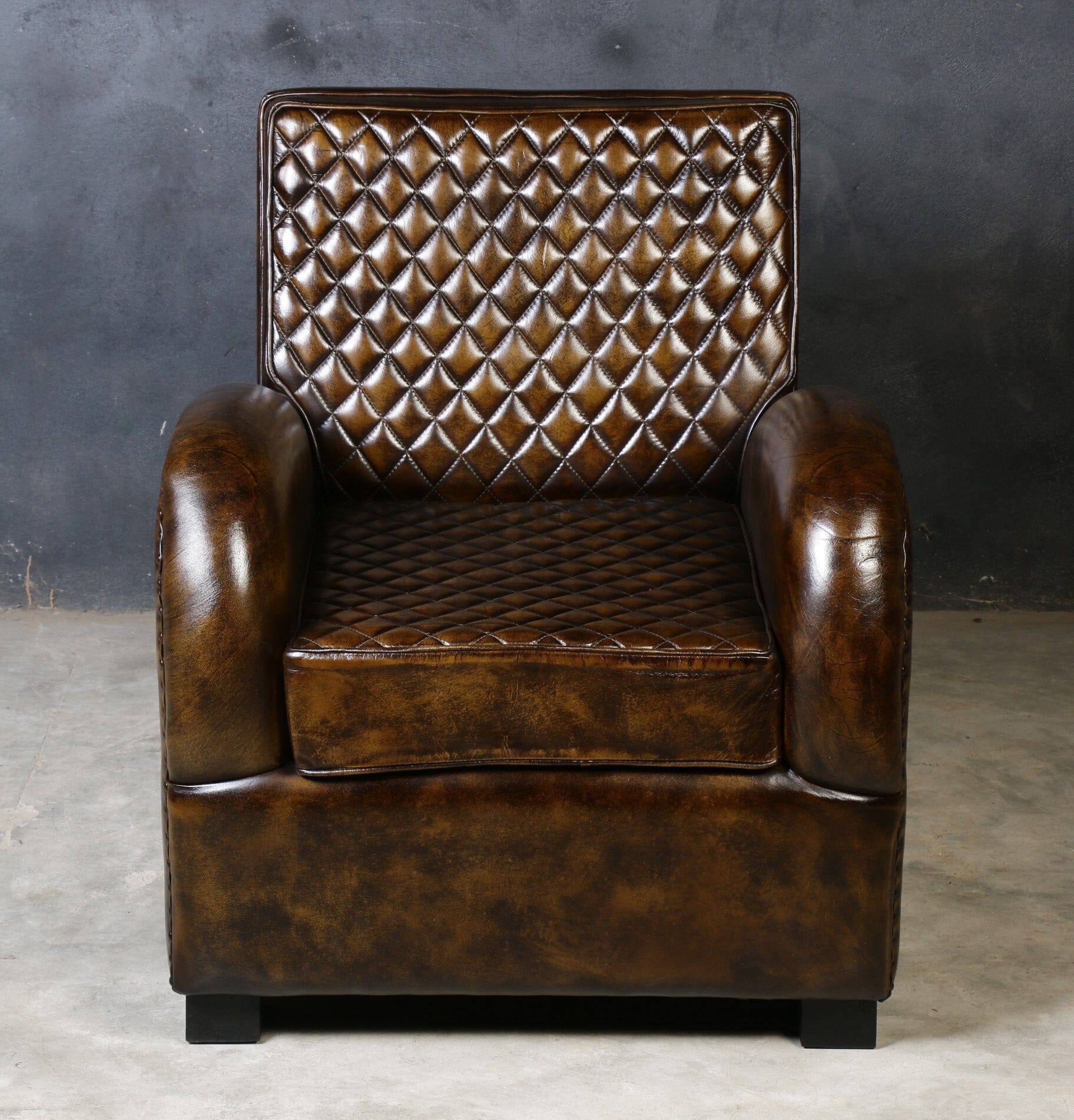 ARMSTRONG HAND MADE LEATHER ARM CHAIR 3