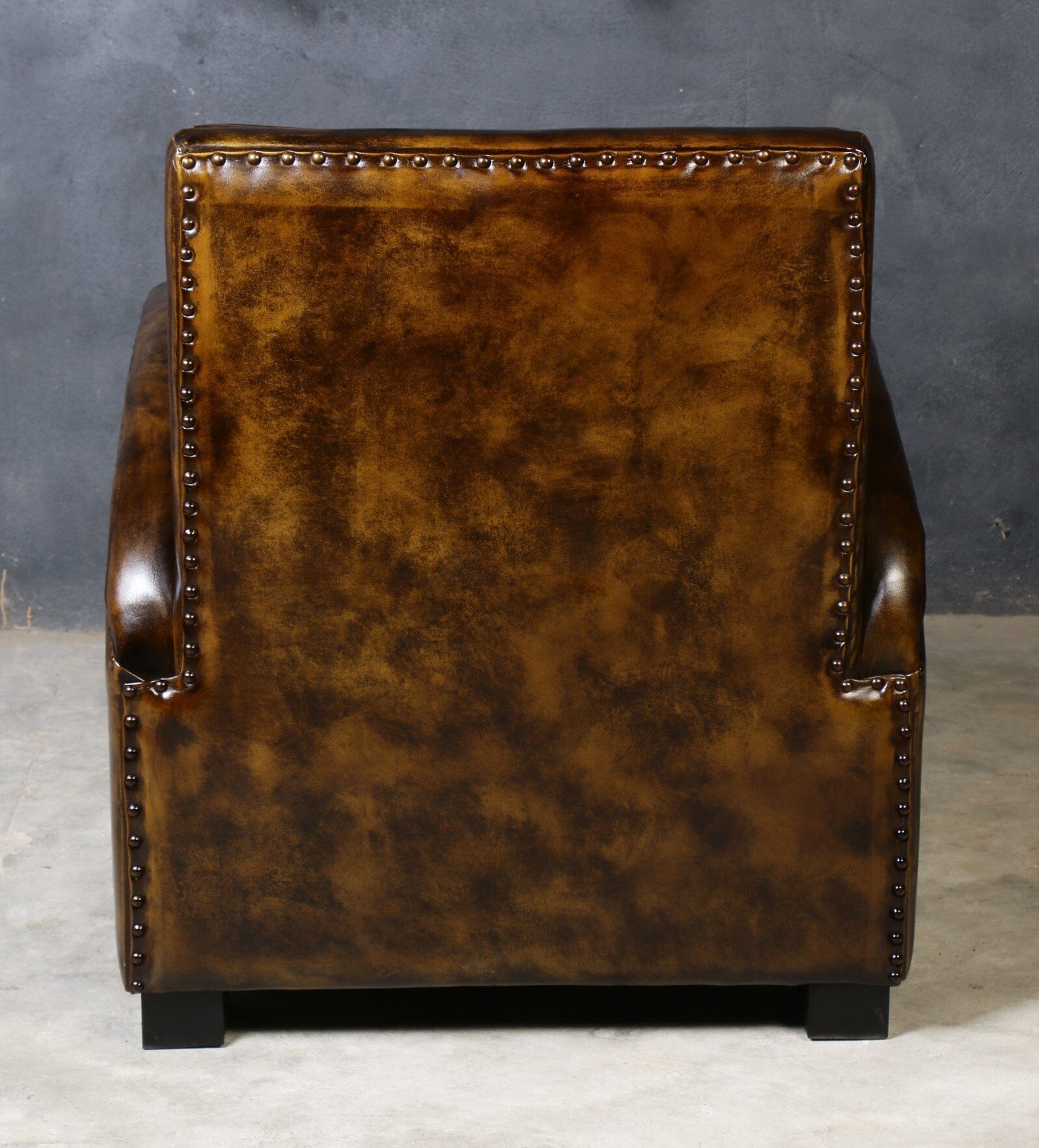 ARMSTRONG HAND MADE LEATHER ARM CHAIR 6
