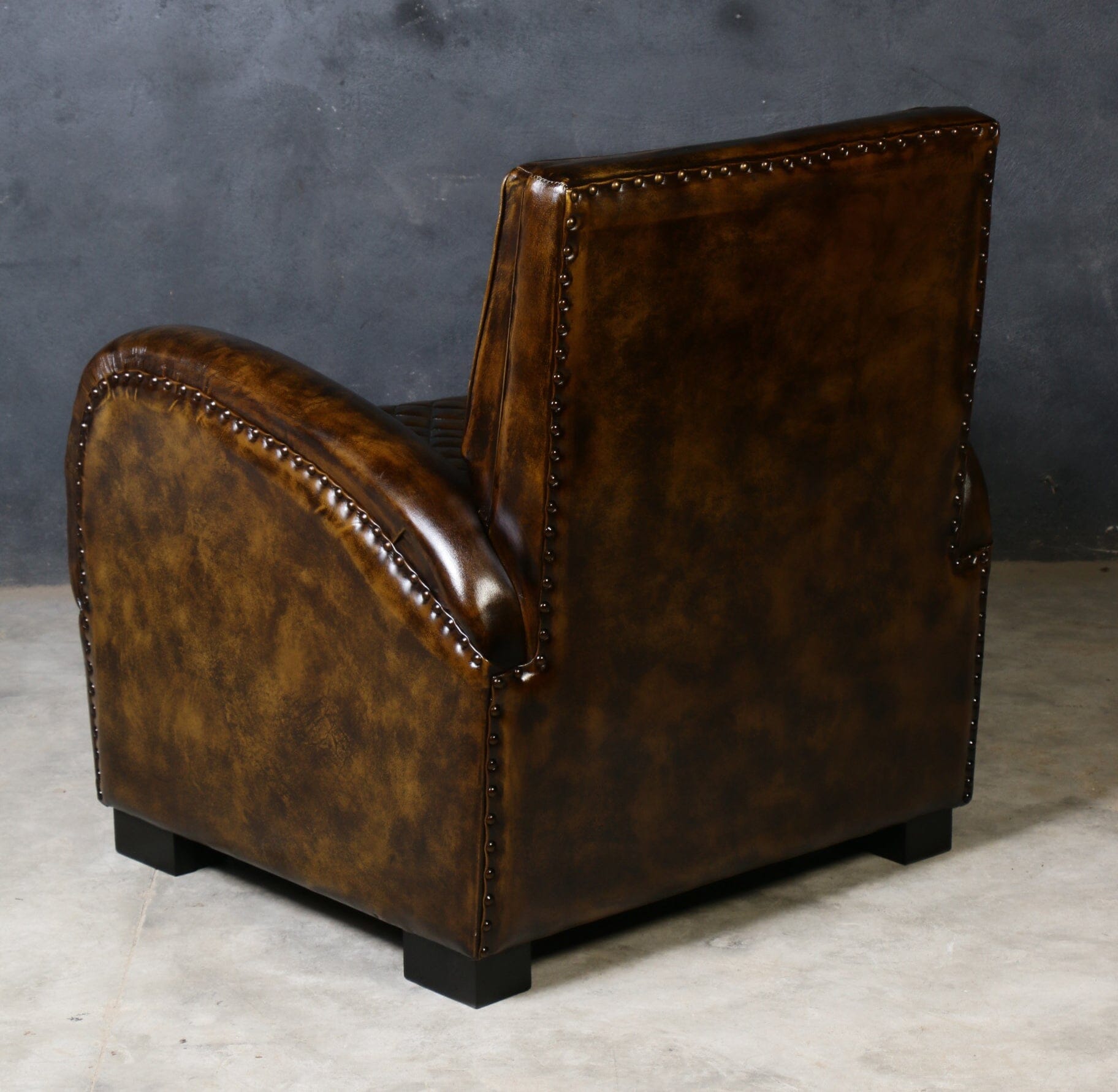 ARMSTRONG HAND MADE LEATHER ARM CHAIR 7