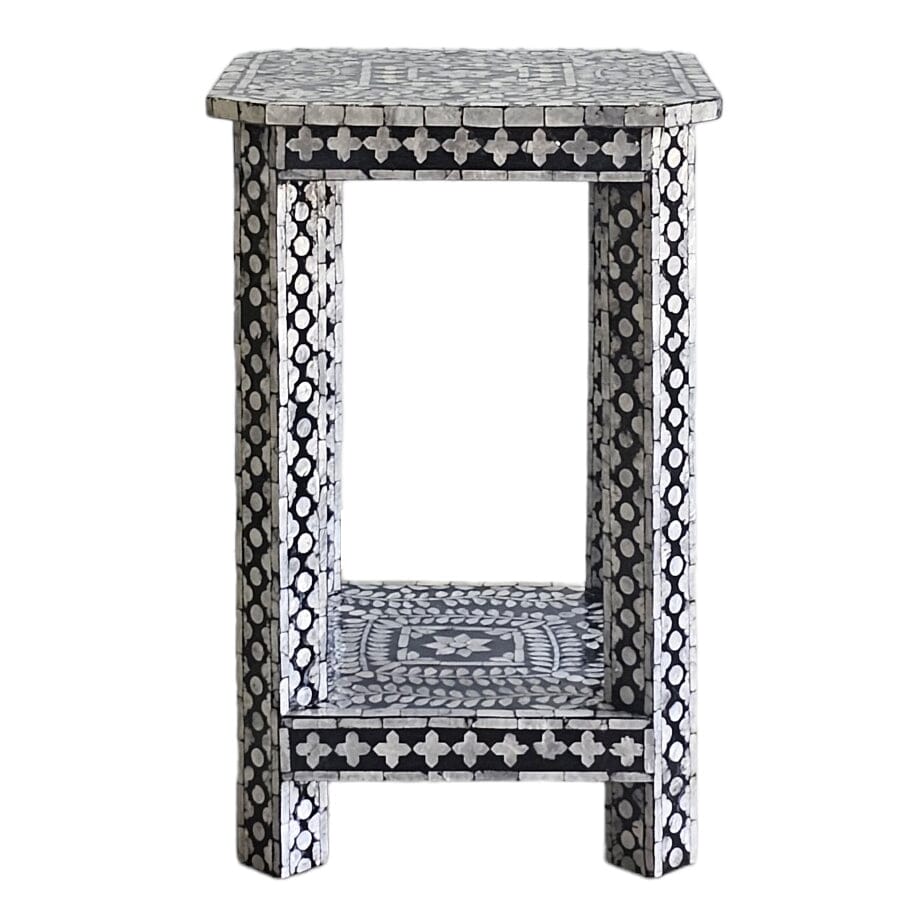 MOTHER OF PEARL NOIR OPULENCE SIDE TABLE 3
