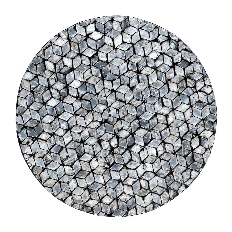 BLAKE CIRCULAR SHELL STOOL/SIDE TABLE 3