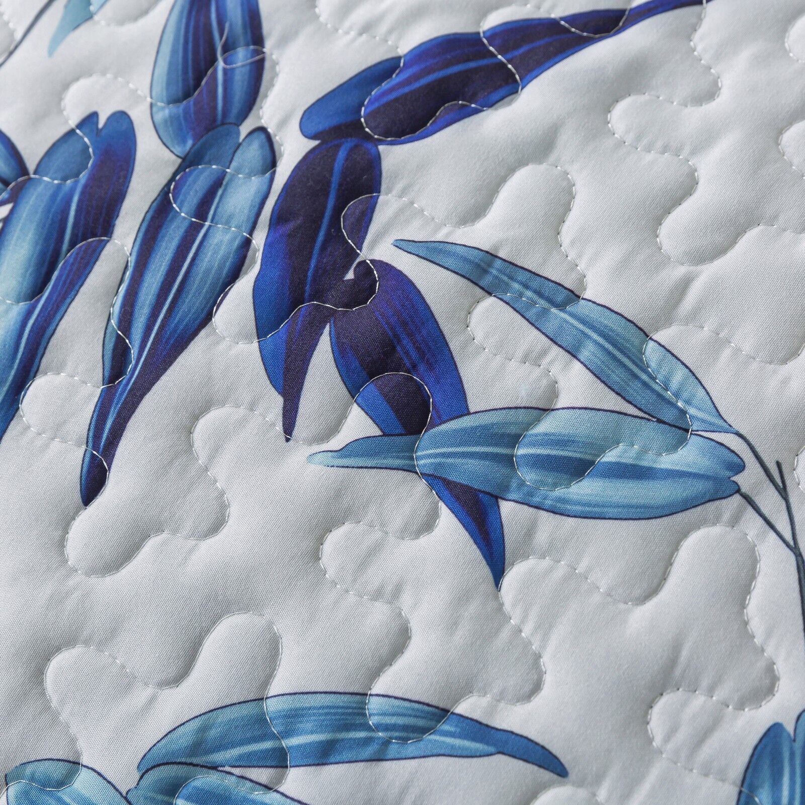 Ornate Vintage Lace purple blue3 Pc Bedspread & Pillow Cover Set 3