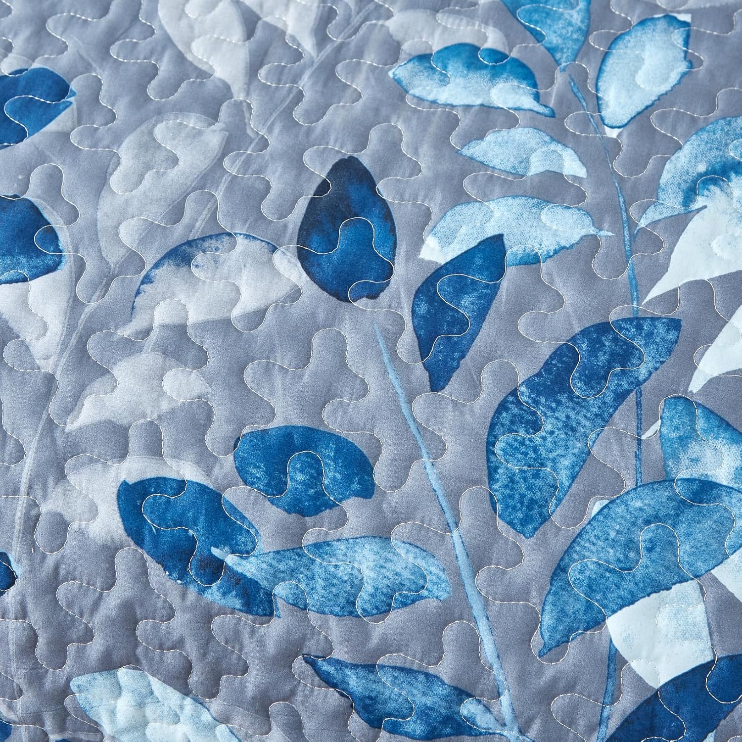 Tranquil Zen Garden Floral 3 Pc Bedspread & Pillow Cover Set 5