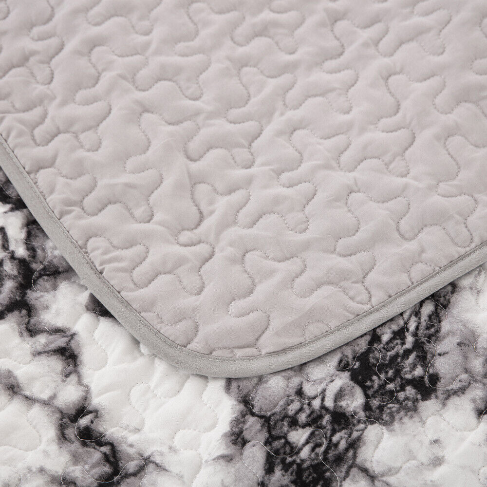 Marble Whisper Lightweight 3 Pc Bedspread & Pillow Cover Set 6