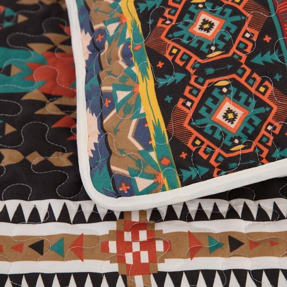 Wow elegent Sunset Daisy 3 Pc Bedspread & Pillow Cover Set 4