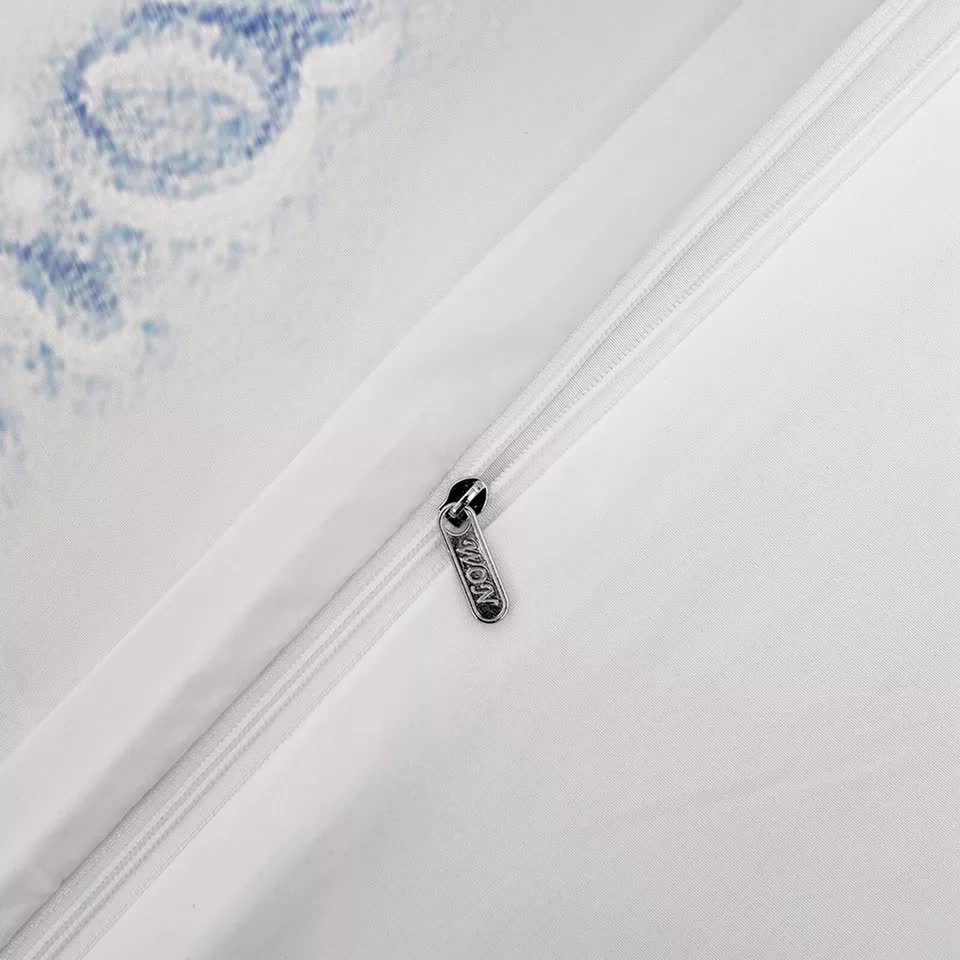 Elegant Touch Solid Color Duvet Cover Set - Easy Care-Queen 5