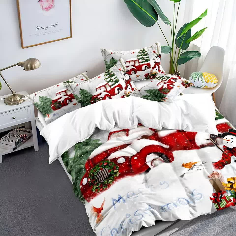 Elegant Touch Solid Color Duvet Cover Set - Easy Care-Queen 10