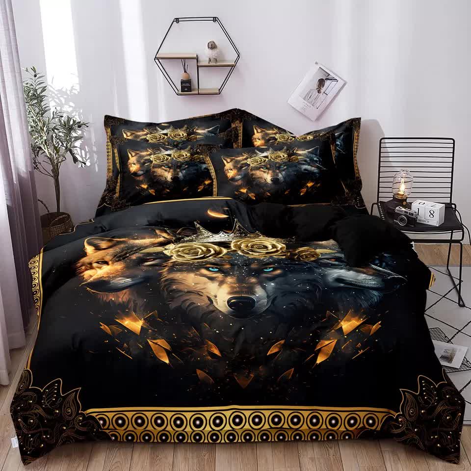 Nature-Inspired Floral Duvet Cover Set - Hypoallergenic Fabric-Queen 7