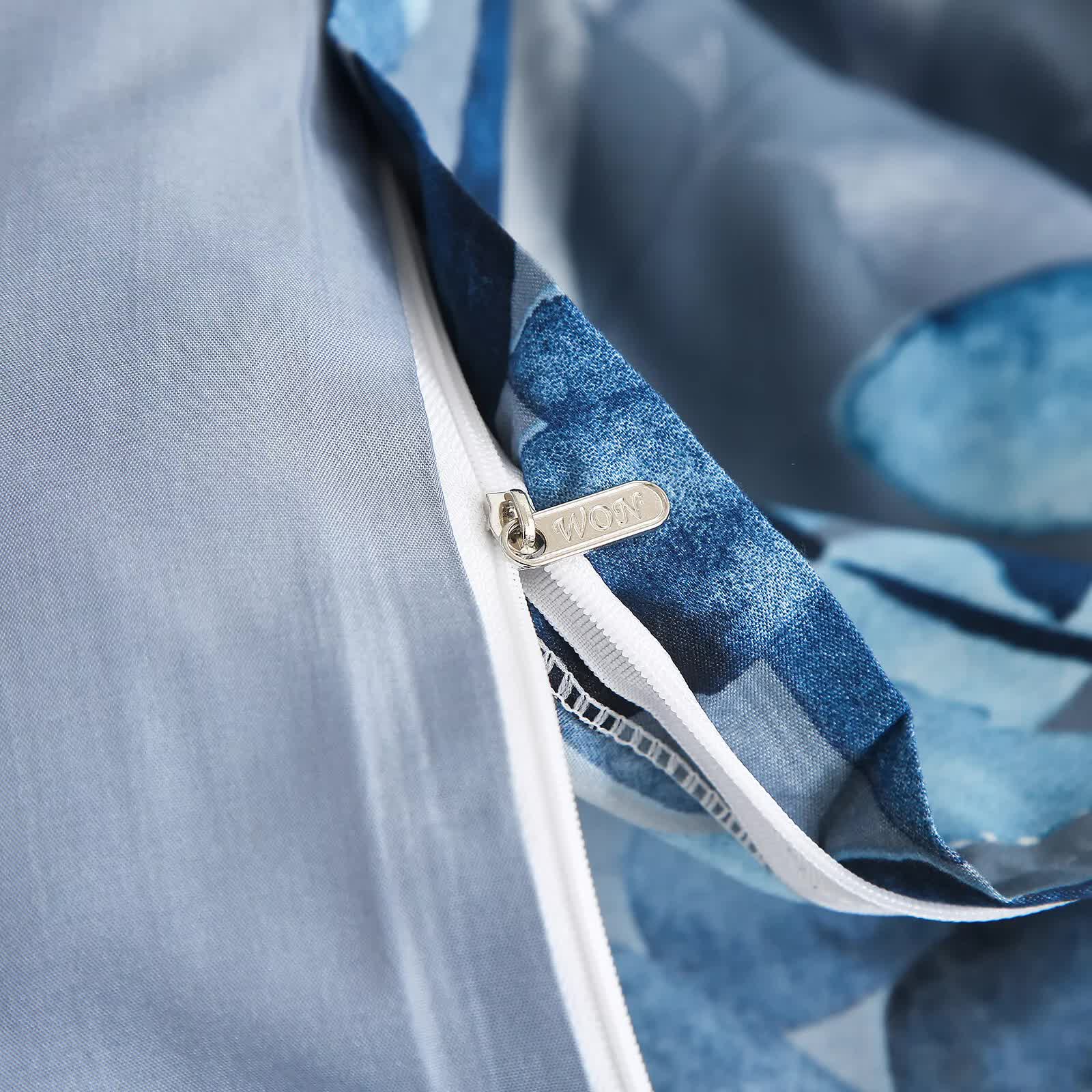 Timeless Design Plaid Duvet Cover Set - Lightweight-Queen 5