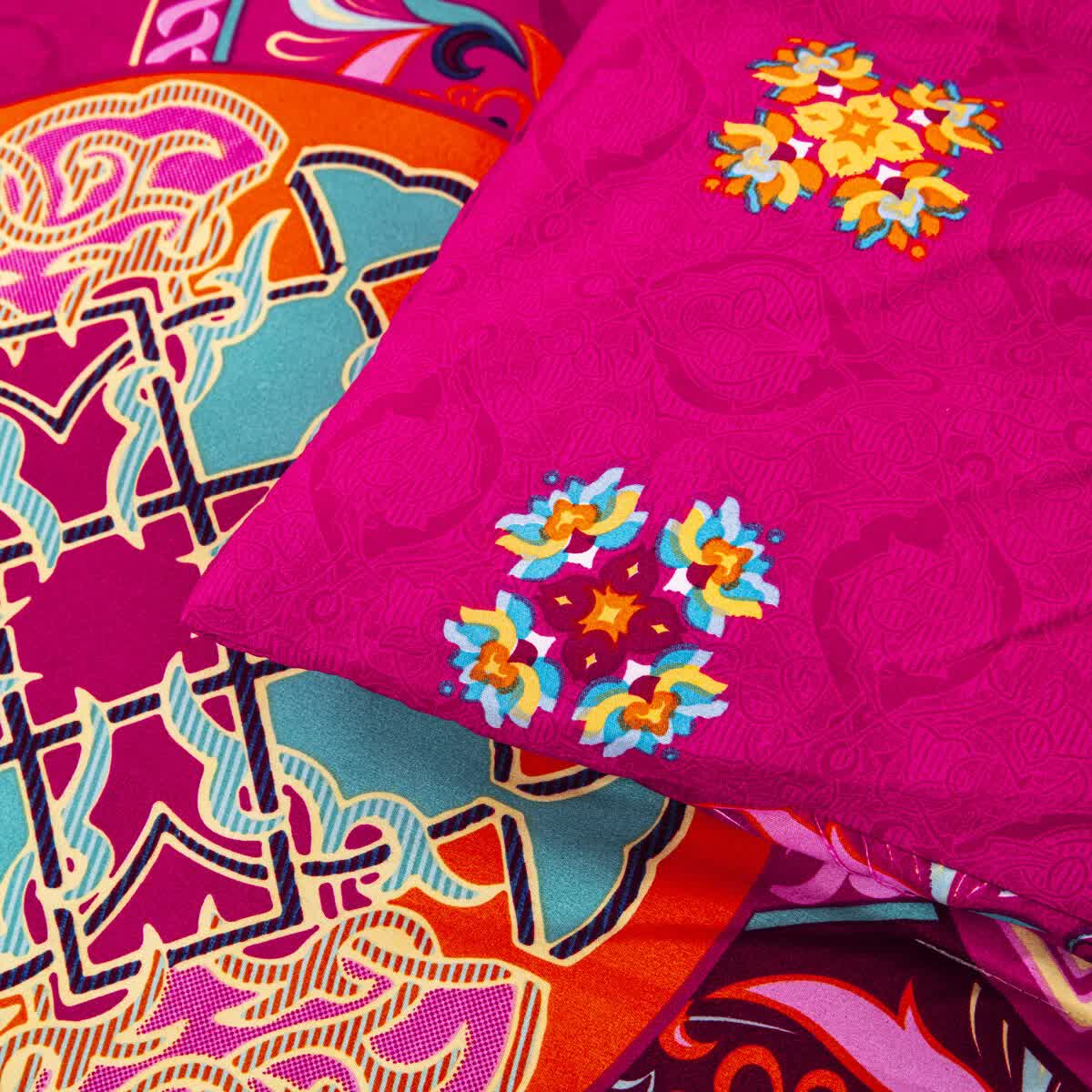 Aesthetic Glow Floral 3‑Piece Comforter Set with Matching Shams 7