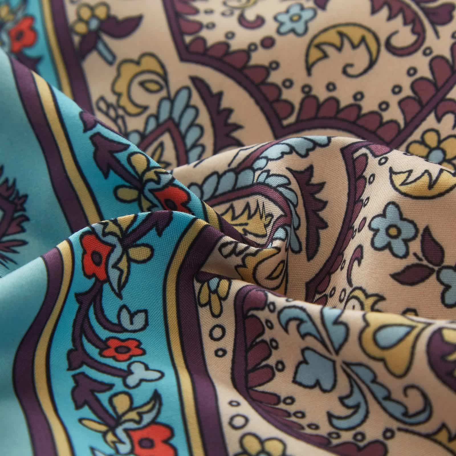 Boho Glow Teal Bedding – 3‑Piece Comforter Set for Relaxed Spaces 7