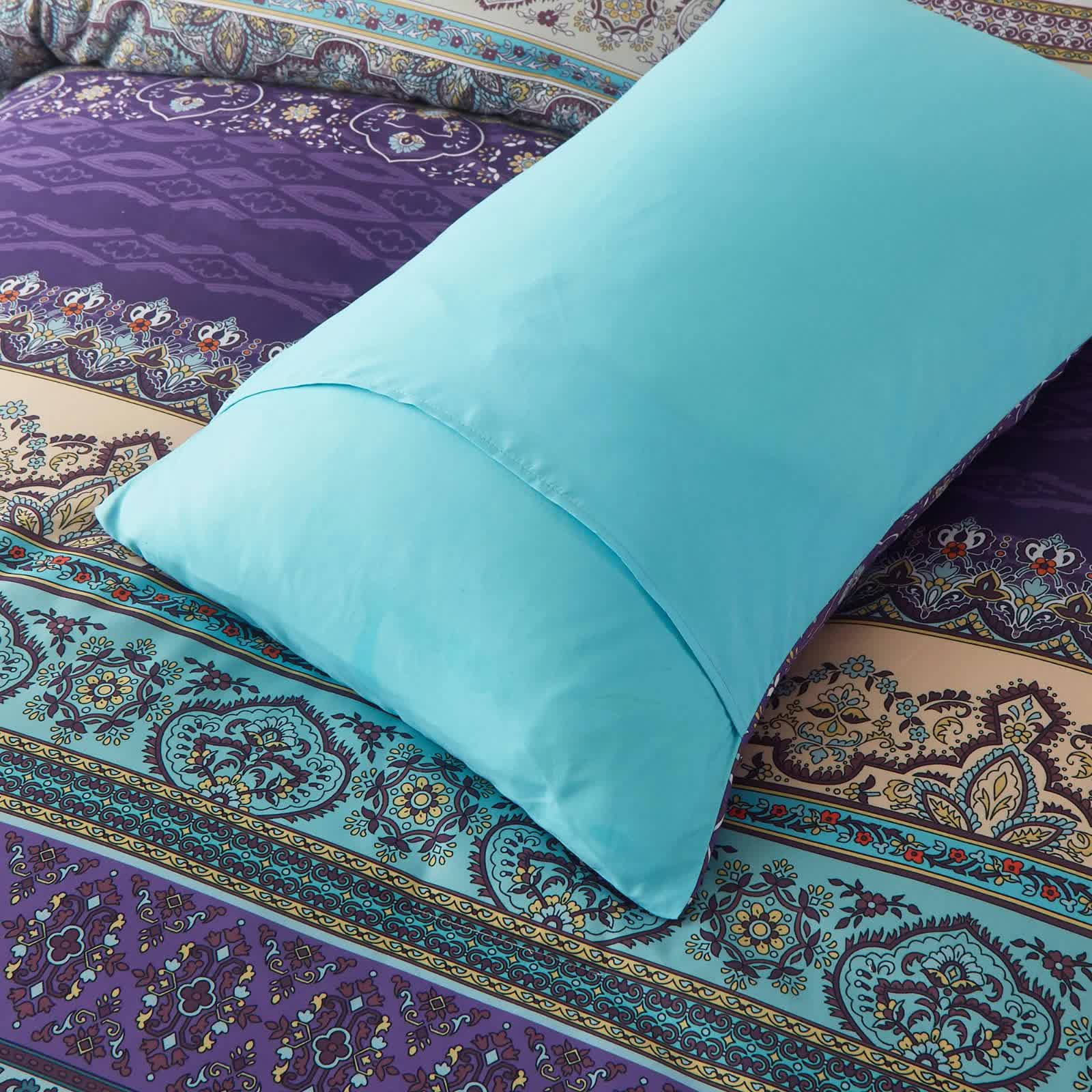 Boho Glow Teal Bedding – 3‑Piece Comforter Set for Relaxed Spaces 8