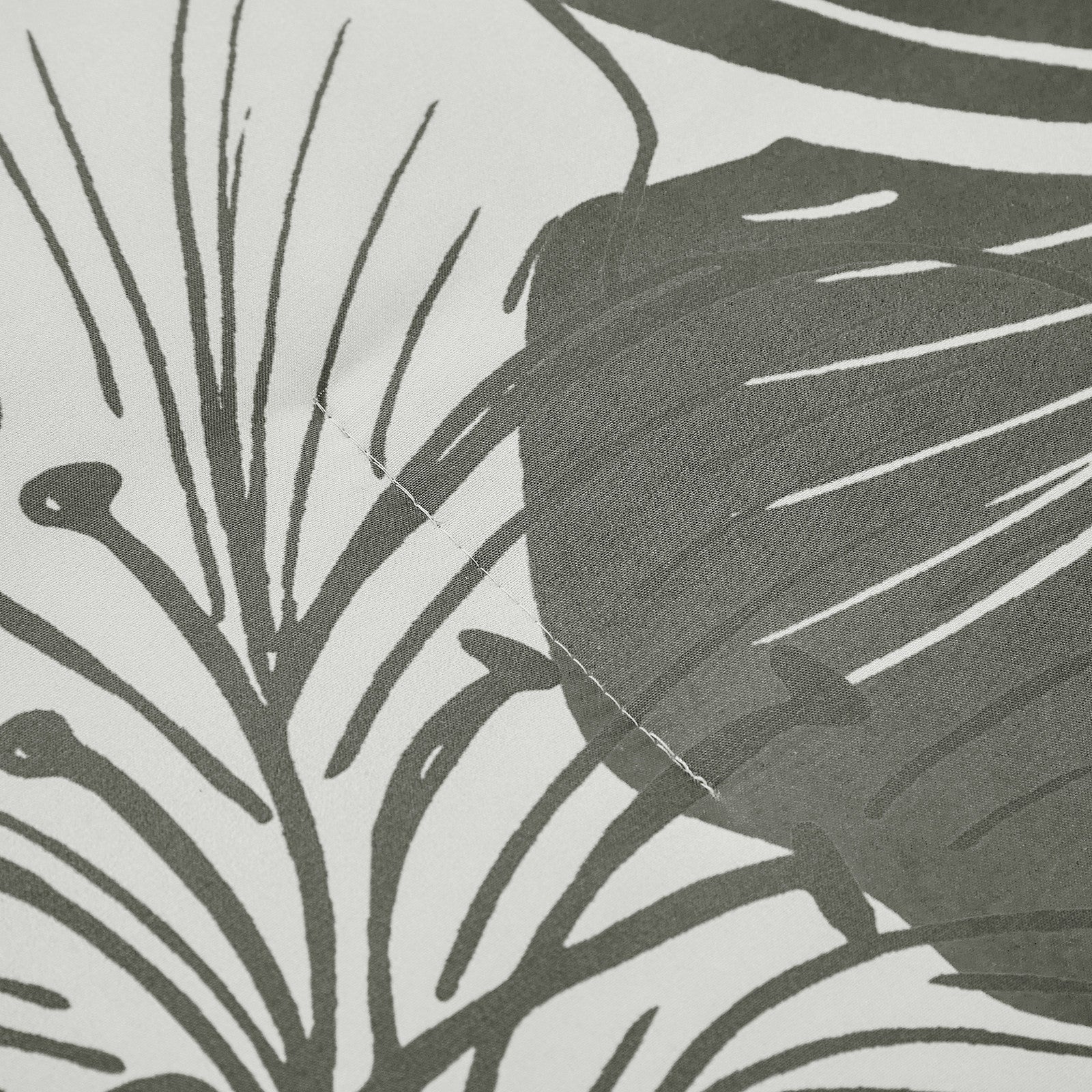 Floral Comforter Set, King Size, Green Floral 3-Piece Bedding, Lightweight Microfiber 4