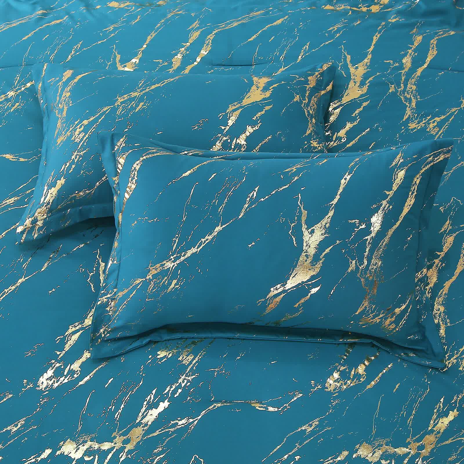 Cozy Cloud 3 Teal ‑Piece Comforter Bundle – Instagram‑Ready Bedroom 8