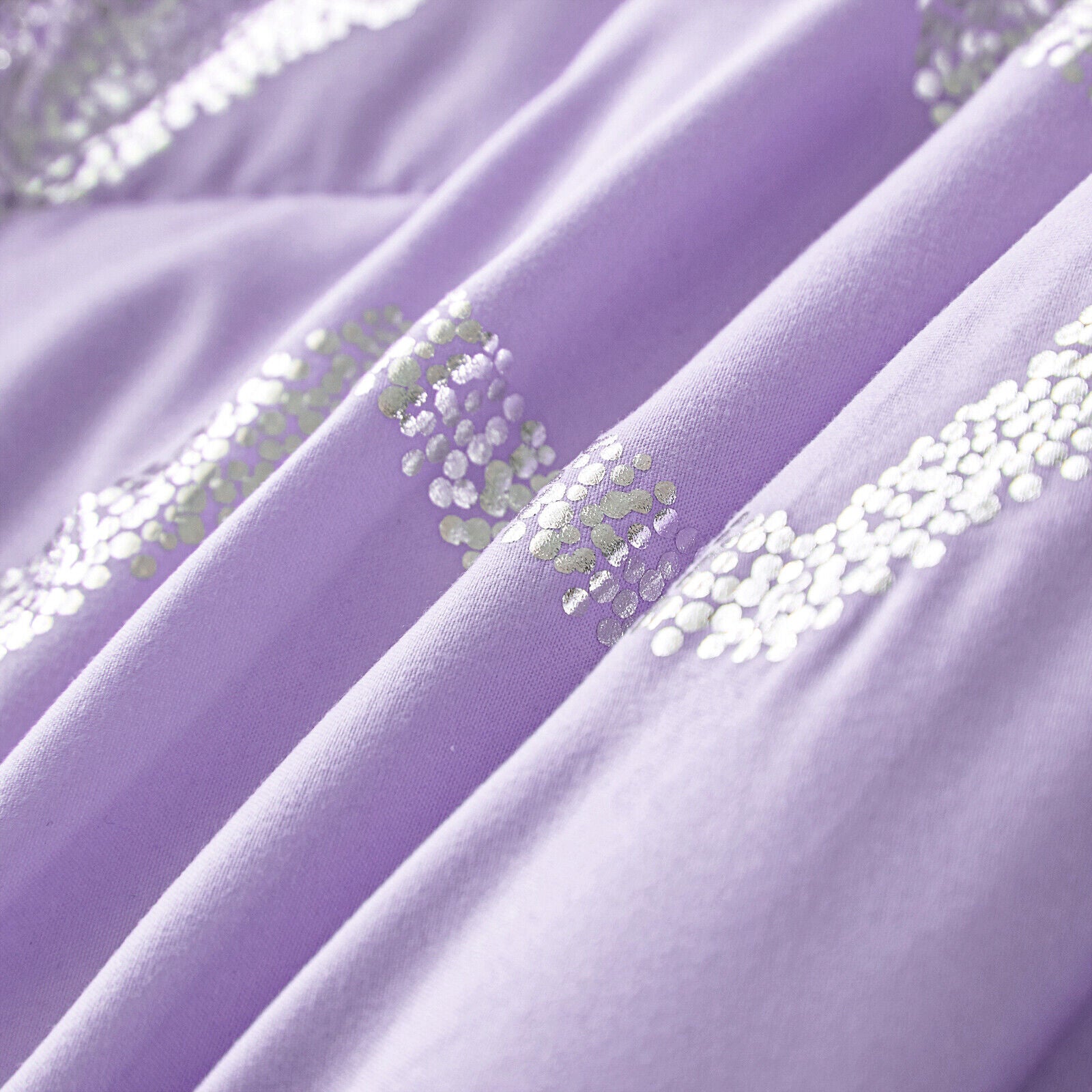 Soft Purple Comforter Set, King Size, Cozy 3-Piece Bedding with Pillowcases 7